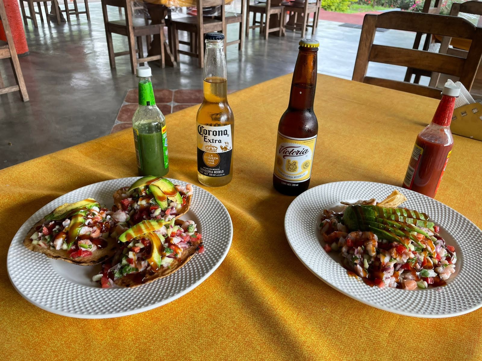 Tostadas de ceviche